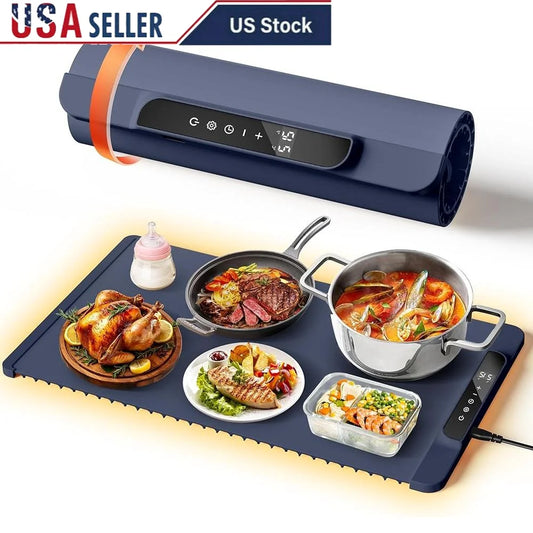 Electric Food Warming Mat Fast Heating Silicone Buffet Heating Tray