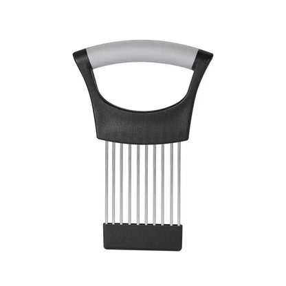 Stainless Steel Onion Cutter Holder Food Slicers Assistant Tomato Onion Slicer