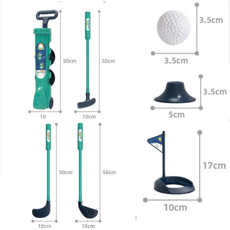 Kids Golf Toy Set - Indoor Outdoor Sports Game for Boys & Girls