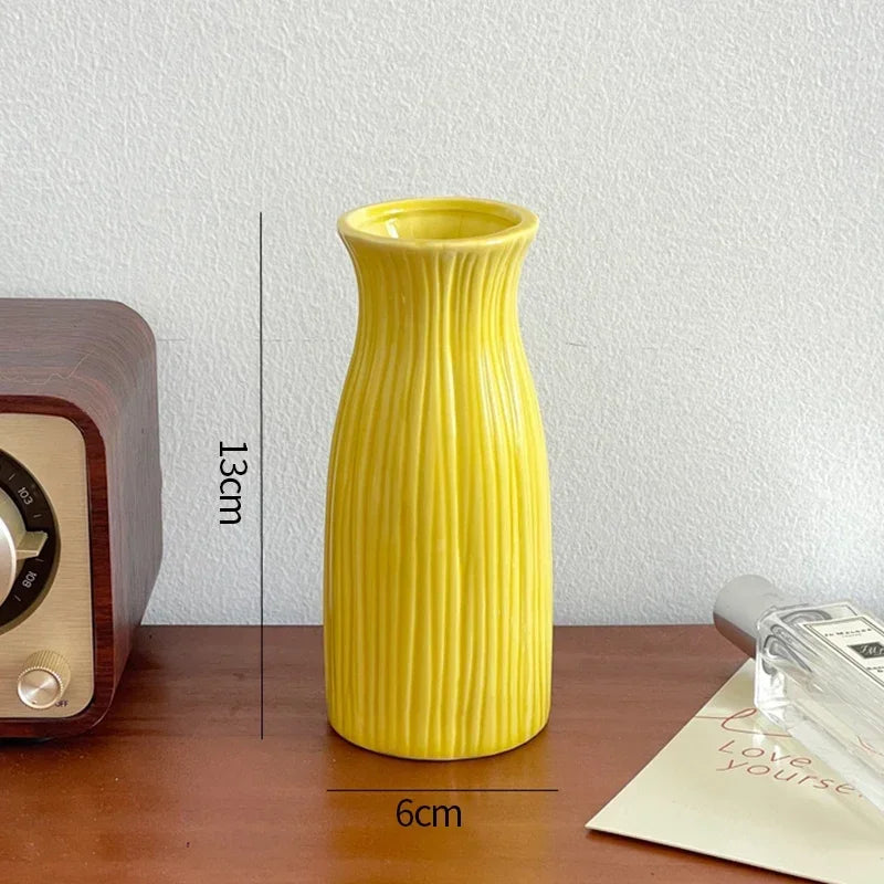 Nordic Ceramic Vase Creative Flower Vases for Wedding Decoration