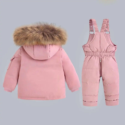 Children clothing Set Winter Warm Down Jacket Jumpsuit Baby Coat parka Boy Snowsuit toddler girl kids clothes infant overcoat