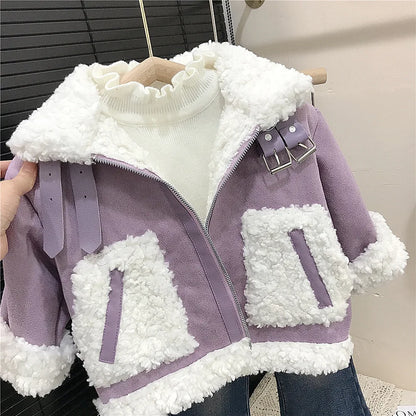 Winter Children Girls 2PCS Clothes Set