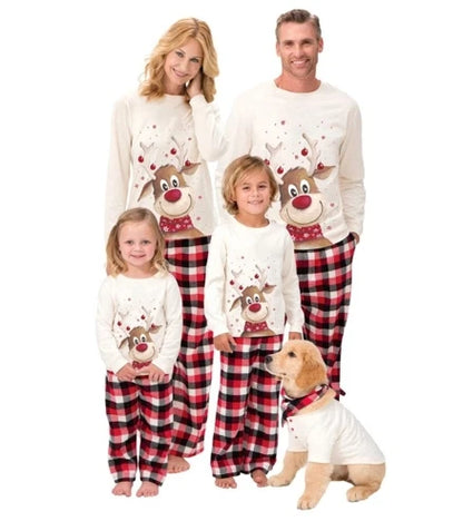 Christmas Family Pajamas Set Adult Kid Sleepwear 2PCS Family Pyjamas Sets