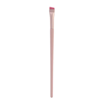 Eyeliner Eyebrow Brush Angled Flat Head Fiber Hair Brow Contour Eyeliner
