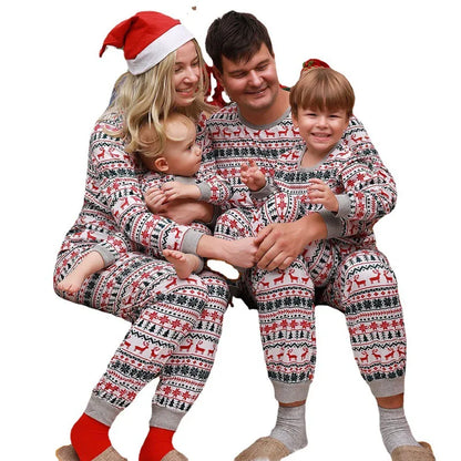 Christmas Family Pajamas Set Adult Kid Sleepwear 2PCS Family Pyjamas Sets