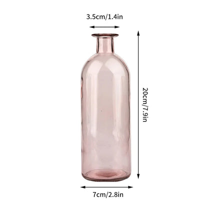 Nordic Glass Vase Transparent Small Flower Pot Ornament Hydroponic