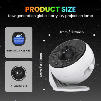 HD Image Planetarium Galaxy Starry Projector Pro Version Larger LED Light