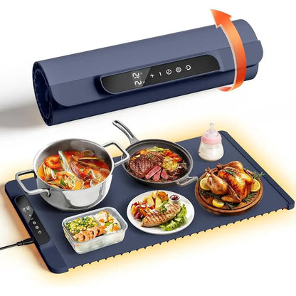 Electric Food Warming Mat Fast Heating Silicone Buffet Heating Tray